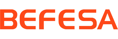 Logotipo de Befesa, empresa patrocinadora oficial del Club de Remo Lutxana Arraun Elkartea